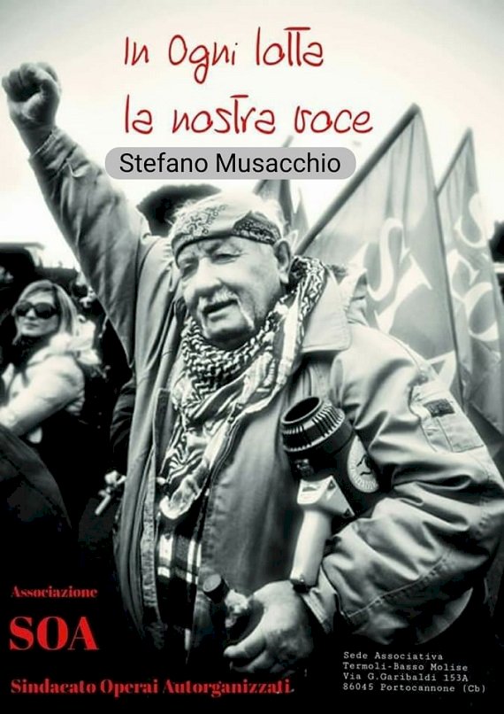 Anniversario della morte di Stefano Musacchio: attivista molisano sindacale e sociale