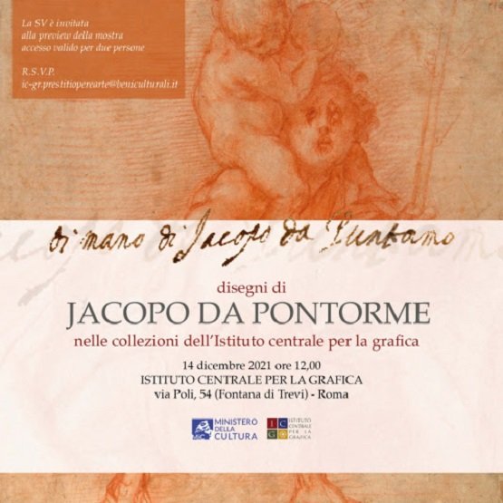 Istituto centrale per la grafica: Natale con i disegni inediti di Jacopo da Pontormo