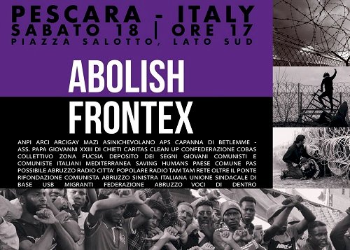 Abolish Frontex - Manifestazione a Pescara