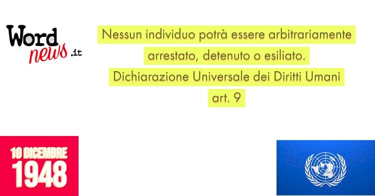 DICHIARAZIONE UNIVERSALE DEI DIRITTI UMANI - art.9