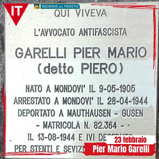 23 febbraio 1945: muore Pier Mario Garelli