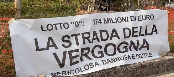 Comitato No Lotto Zero, continua la lotta per il blocco dell'opera: «La Prefettura di Isernia deve attendere il TAR Molise»