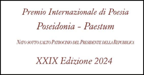 Ecco il  bando della XXIX edizione del Premio Internazionale di Poesia Poseidonia Paestum